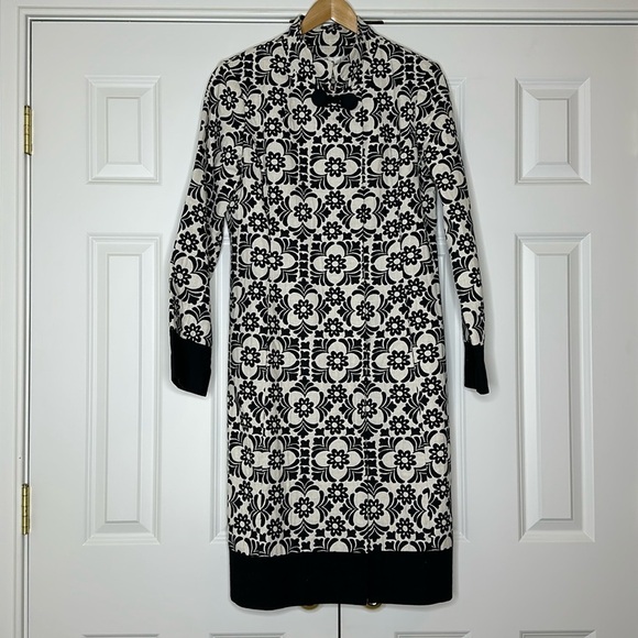 Lilly Pulitzer Vintage Jacquard Daria coat Jacket 100% cotton size 10 - Picture 2 of 9